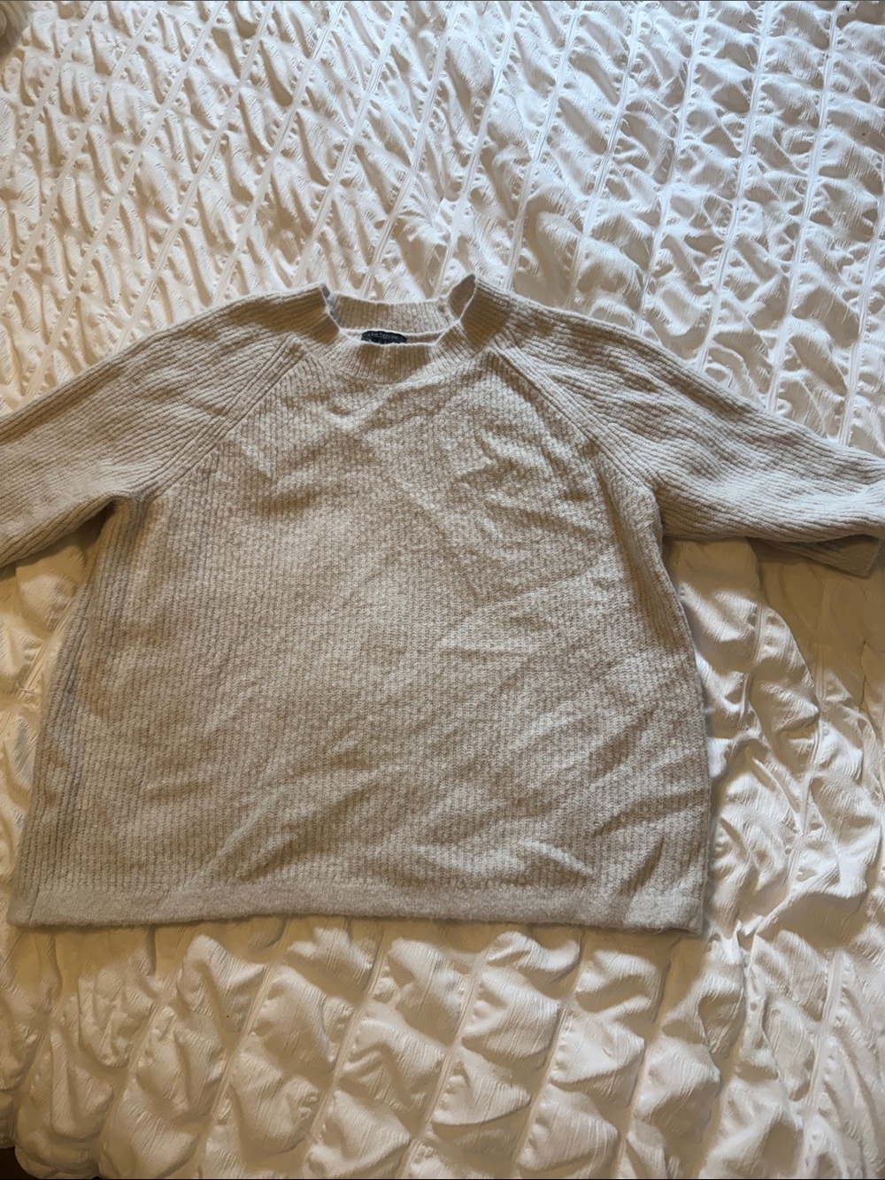 Ann Taylor Factory ivory knit sweater